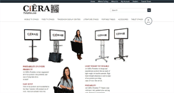 Desktop Screenshot of cieraportables.com